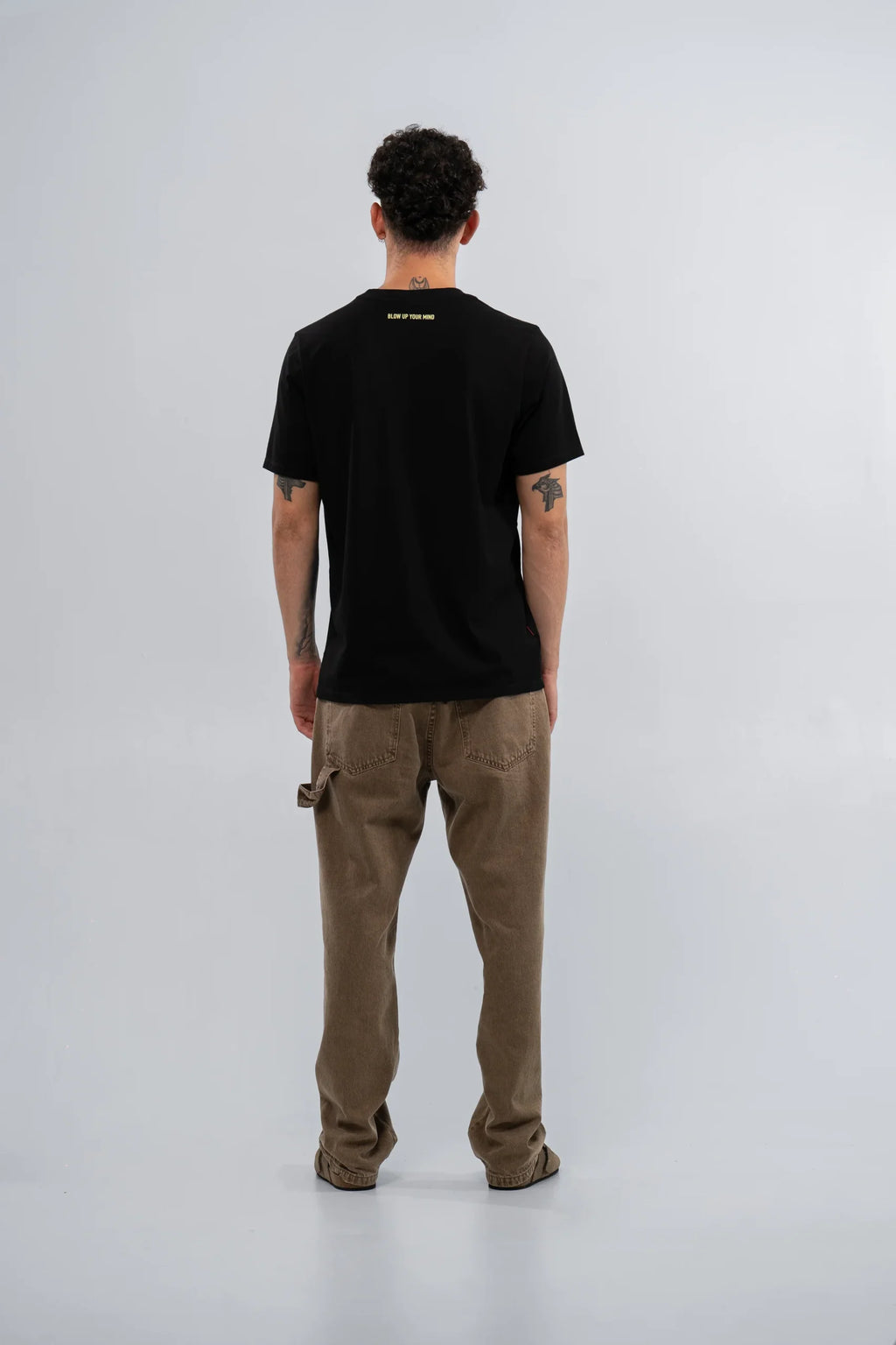 T-Shirt Blow up Slim Fit Black