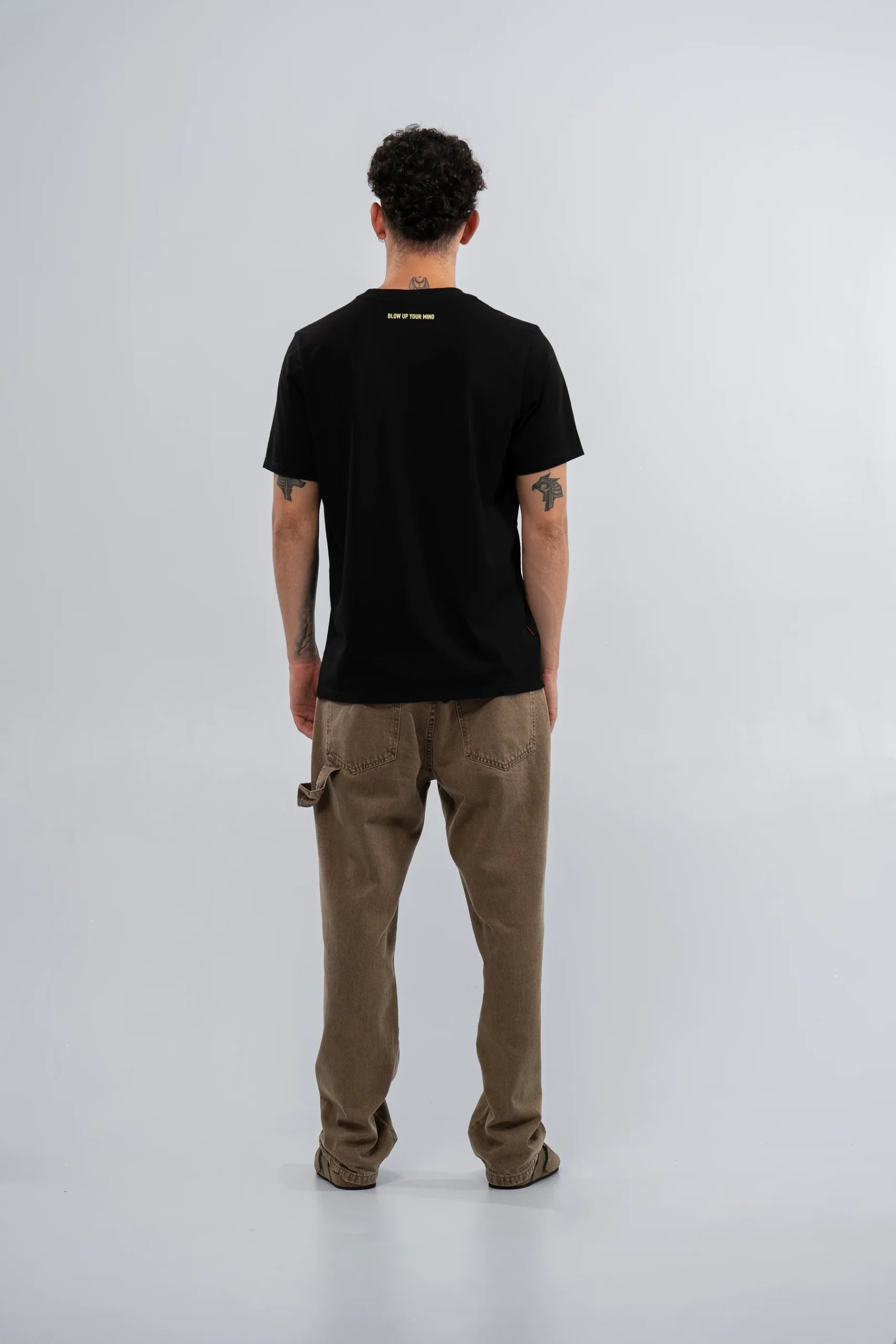 T-Shirt Blow up Slim Fit Black