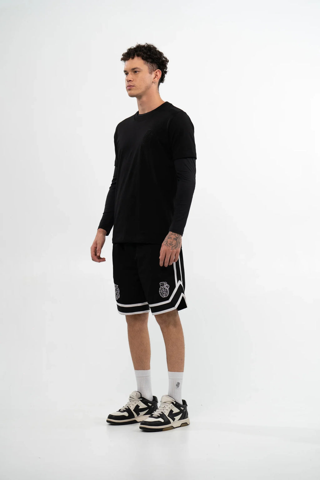 T-Shirt Blow Up Slim Fit Black
