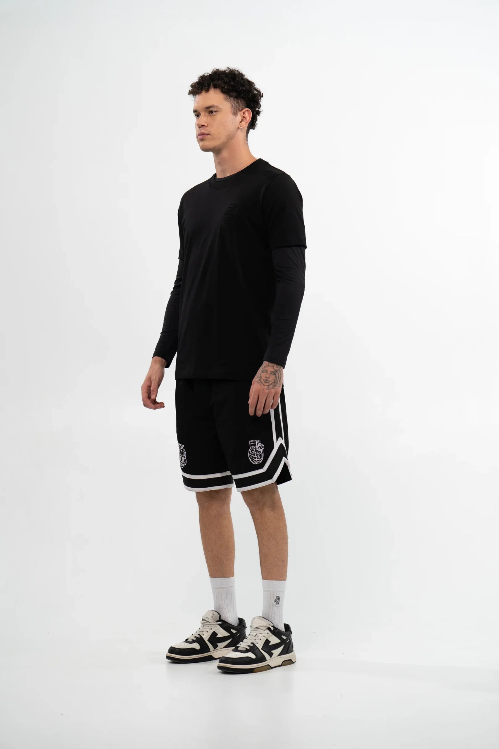 T-Shirt Blow Up Slim Fit Black