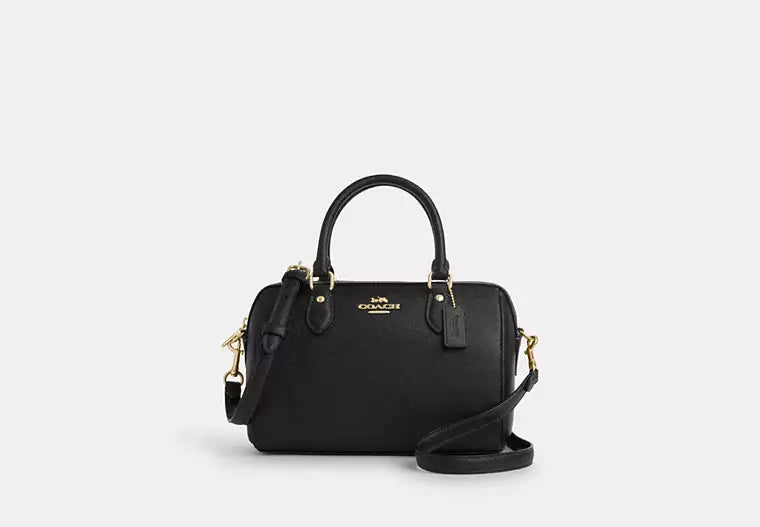 Coach Bolso Negro Satchel Rowan CV403
